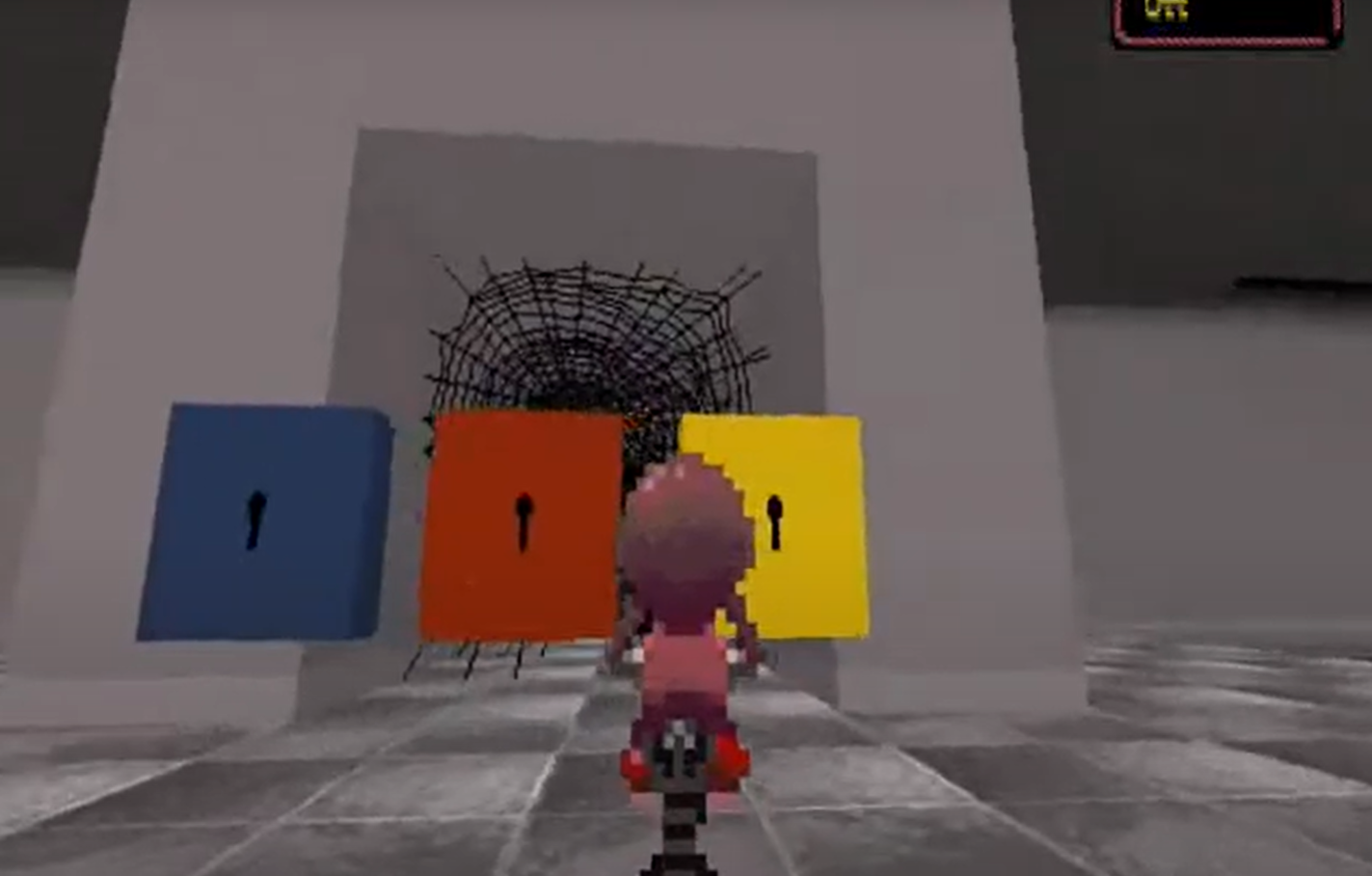 How do you get the yellow key in yume nikki 3d