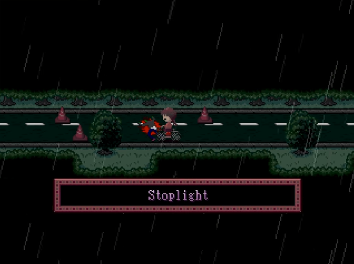 How to change the stoplight in yume nikki