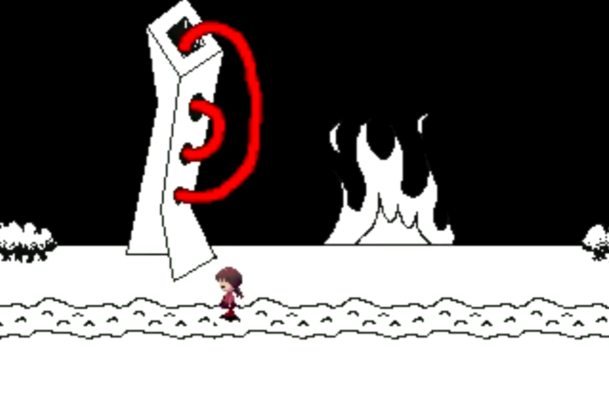 White desert path yume nikki