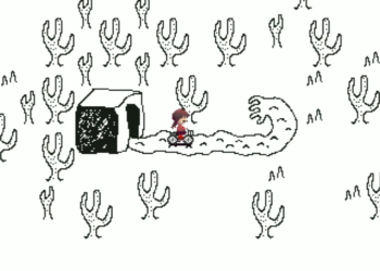 Yume nikki in the white desert