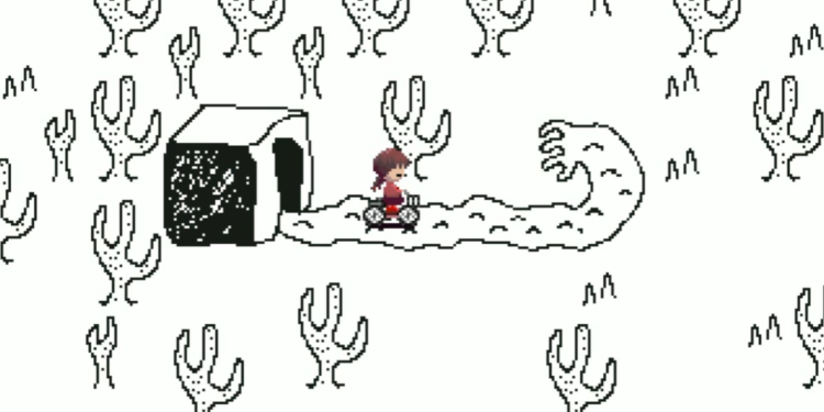Yume nikki in the white desert