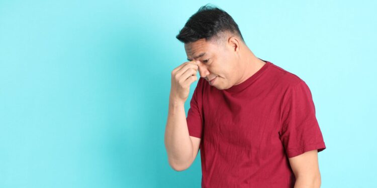 a man in his mid-40s is most likely to notice