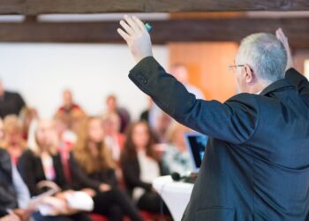 the speaker anticipates the objection that “preaching” (line 11) is