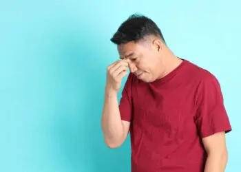 a man in his mid-40s is most likely to notice